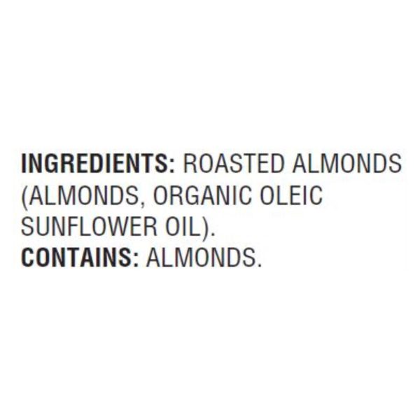Woodstock Non-GMO Almonds, Roasted and Unsalted - Case of 8 - 7.5 OZ - Image 3