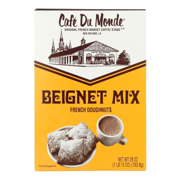 Cafe Du Monde Beignet Mix - Case of 12 - 28 OZ