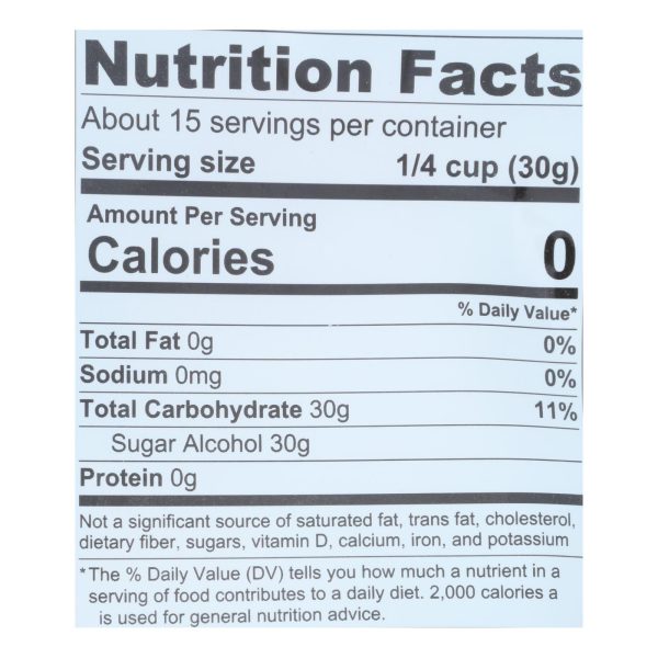 Lakanto Powdered Monkfruit Sweetener With Erythritol  - Case of 8 - 1 LB - Image 2
