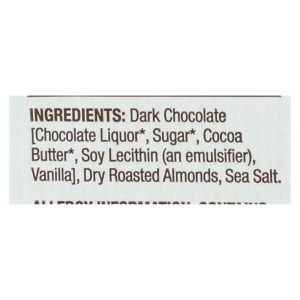 Bark Thins Bark Thins Dark Chocolate - Almond with Sea Salt - Case of 12 - 4.7 oz.