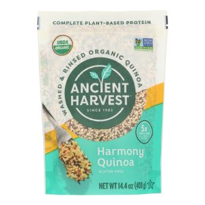 Ancient Harvest Organic Quinoa - Tri-Color Harmony Blend - Case of 12 - 14.4 oz