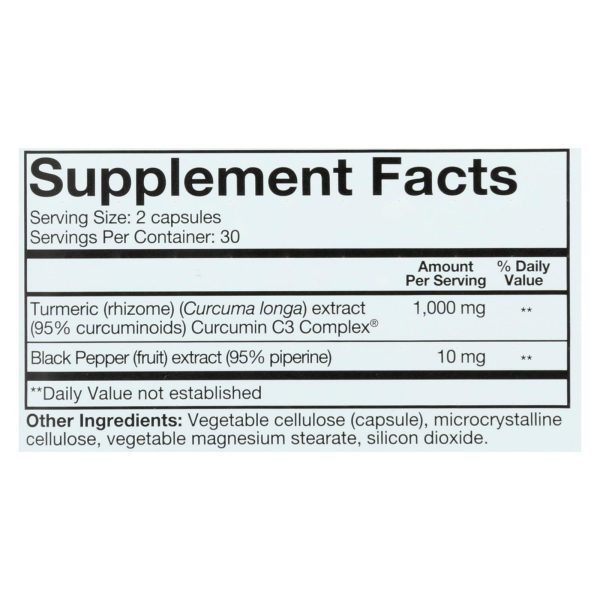 Youtheory - Tumeric Extra Strength - 1 Each - 60 CT - Image 3