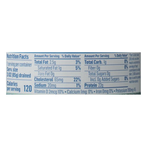 Fish Tales - Tuna Albacore In Water - Case of 12-5 OZ - Image 2