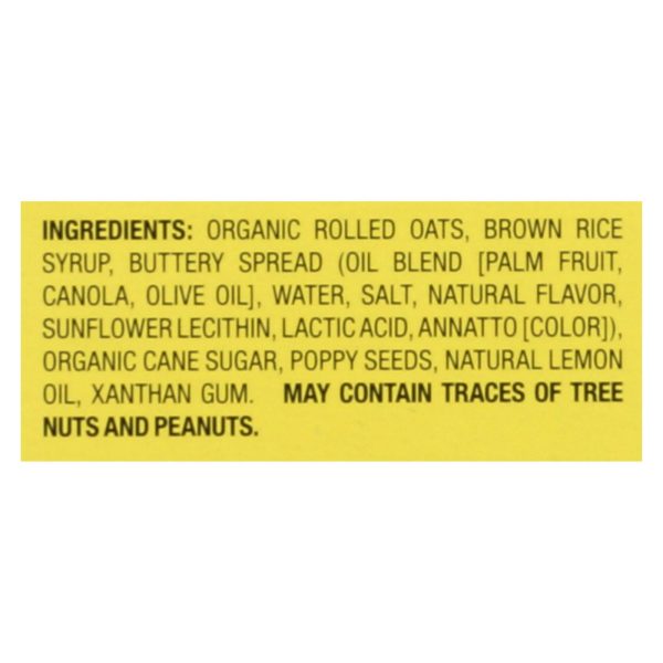 Bobo's Oat Bars - Oat Bites Lemon Poppyseed - Case of 6-5/1.3 oz - Image 2