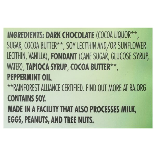 Chocolove - Bites Dark Chocolate Mint Creme - Case of 8-3.5 OZ - Image 3
