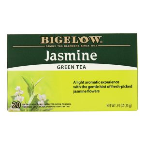 Bigelow Tea Green Tea - Jasmine - Case of 6 - 20 BAG
