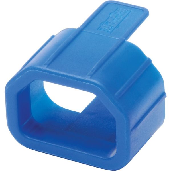 Eaton Tripp Lite Series Plug-Lock Inserts (C14 power cord to C13 outlet), Blue, 100 pack - Image 2