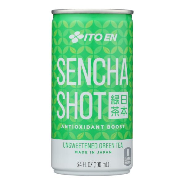 Ito En Unsweetened Japanese Green Tea Sencha Shot- Case of 30 - 6.4 oz - Image 3