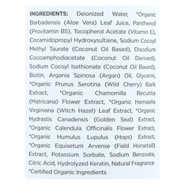Mill Creek Botanicals Aloe Vera Shampoo Hydrates And  - 1 Each - 14 FZ - Image 2
