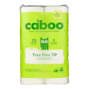 Caboo - Bath Tissue - Tissue Bath 300 Sheet - Case of 6 - 12 Pk