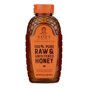 Nature Nate's Raw & Unfiltered Honey - Case of 6 - 16 OZ
