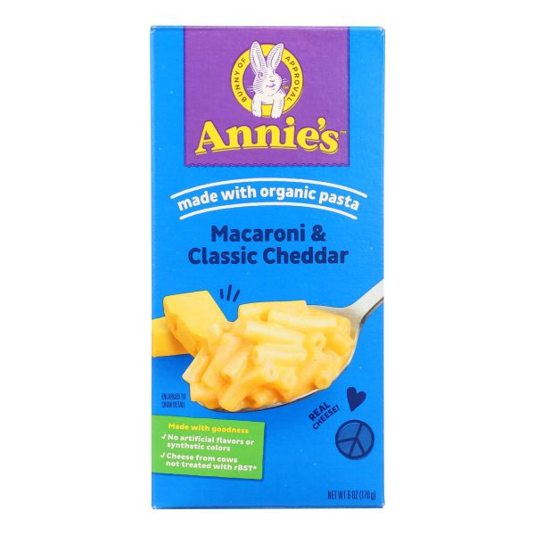 Annie's Homegrown Classic Macaroni and Cheese - Case of 12 - 6 oz. - Image 2
