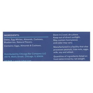 RxBar - Protein Bar - Blueberry - Case of 12 - 1.83 oz.
