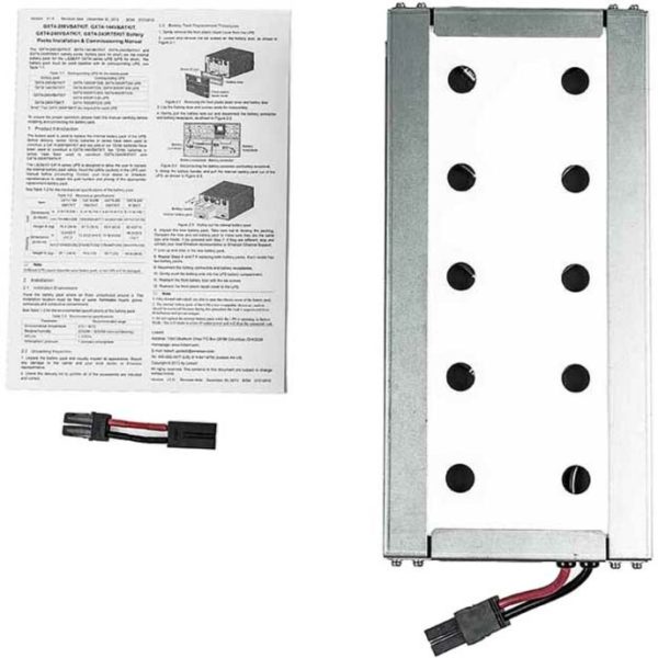 Vertiv Liebert GXT4-240VBATKIT Hot-Swappable 9 Ah, 240V Lead-Acid Battery Kit for Vertiv Liebert GXT4-6000RTL630, GXT4-5000RT230, and GXT4-6000RT230 - Image 2
