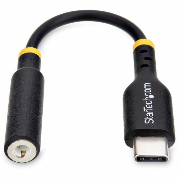 StarTech.com USB-C to 3.5mm TRRS Headphone/Headset Jack Audio Adapter, USB Type-C Aux Dongle, Hi-Fi 32-bit DAC, For Laptop/Phone/Tablet - Image 2