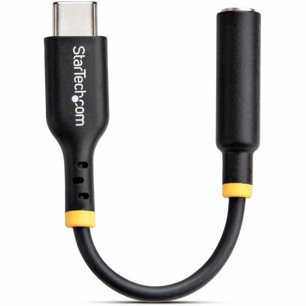 StarTech.com USB-C to 3.5mm TRRS Headphone/Headset Jack Audio Adapter, USB Type-C Aux Dongle, Hi-Fi 32-bit DAC, For Laptop/Phone/Tablet - Image 8