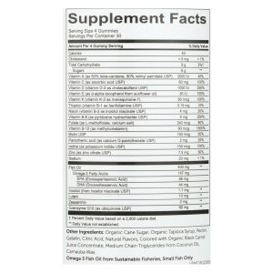 Smartypants Masters Complete Women 50+ Blueberry Orange Crème Strawberry Banana Gummies  - 1 Each - 120 CT