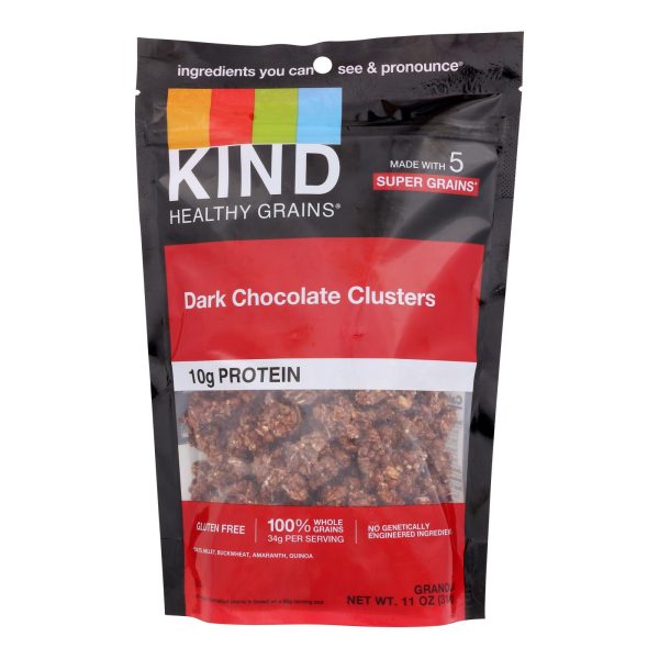 Kind Dark Chocolate Whole Grain Clusters - Case of 6 - 11 oz. - Image 3