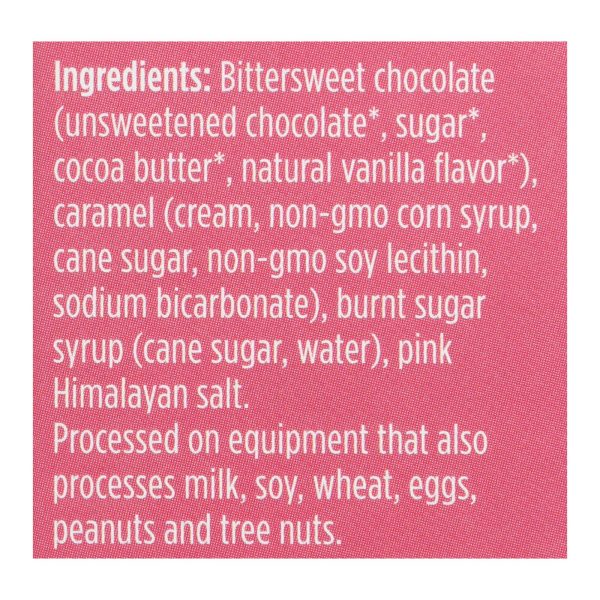 Vosges Haut-Chocolat 72% Cocoa Burnt Caramel Bar - Pink Salt - Case of 12 - 3 oz - Image 3