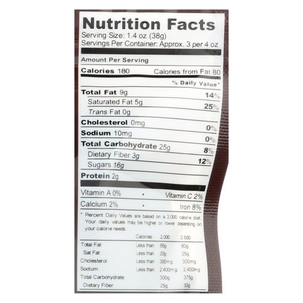 Next Organics Dark Chocolate - Bananas - Case of 6 - 4 oz. - Image 3