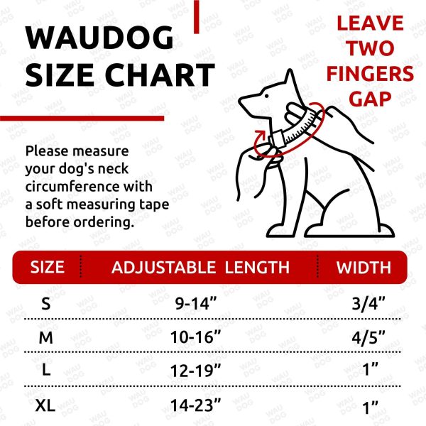 Nylon Dog Collar   Adjustable Dog Collar for Large Dogs Small & Medium Dogs   Breakaway Puppy Collars for Large Breed Dogs   Boy & Girl Dog Collars with Durable Plastic Buckle and QR Dog Tag - Image 6