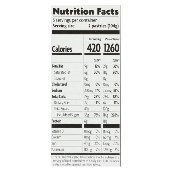 Nature's Path Organic Frosted Toaster Pastries - Mmmaple Brown Sugar - Case of 12 - 11 oz. - Image 3