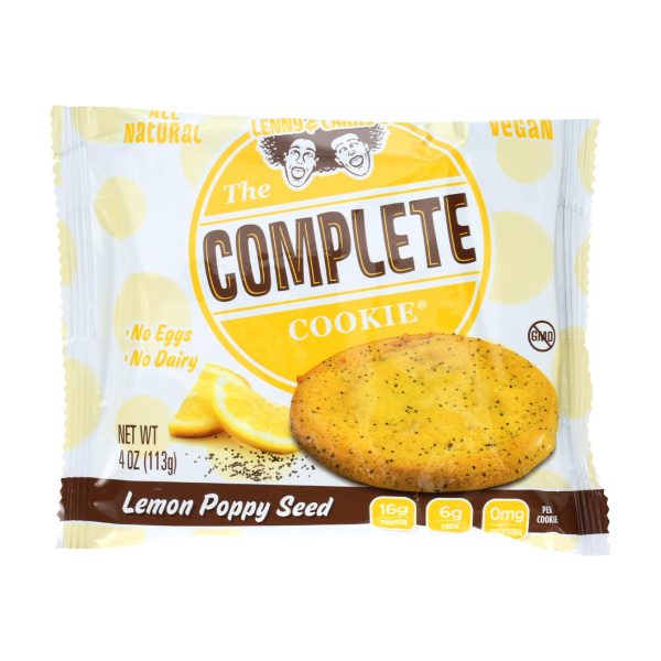 Lenny and Larry's The Complete Cookie - Lemon Poppyseed - 4 oz - Case of 12 - Image 2
