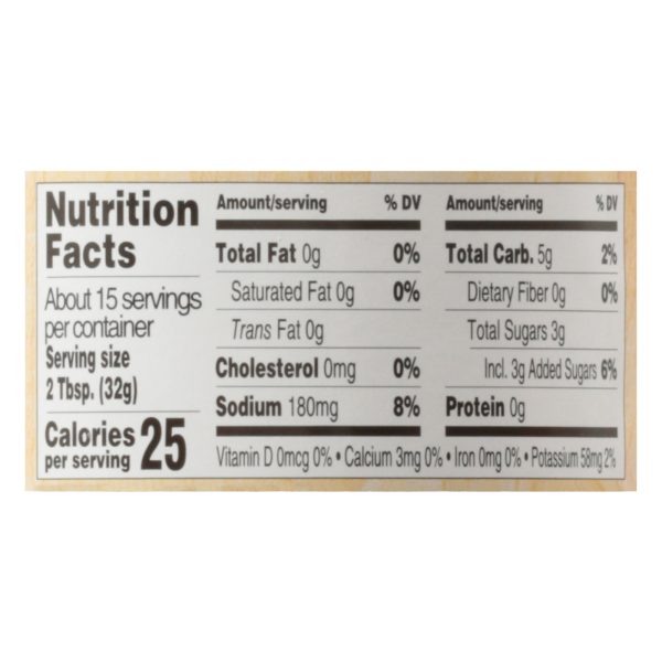 Woodstock - Bbqsce Org Ls Sug&sdm - Case of 12-17 OZ - Image 2