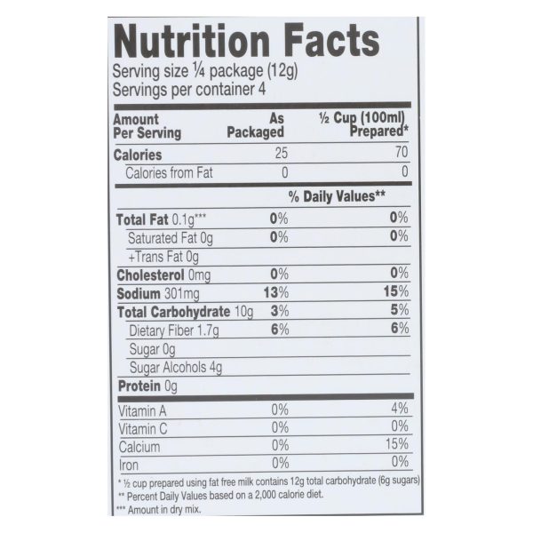 Simply Delish - Pudding Mix Strawberry - Case of 6-1.7 OZ - Image 2