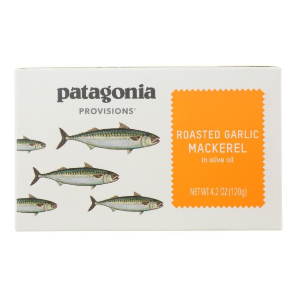 Patagonia Provisions - Mackerel Roasted Garlic - Case of 10-4.2 OZ - Image 2