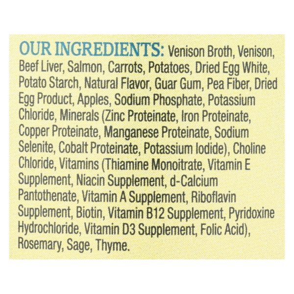 Wellness Pet Products Dog Food - Venison and Salmon with Potatoes and Carrots - Case of 12 - 12.5 oz. - Image 3