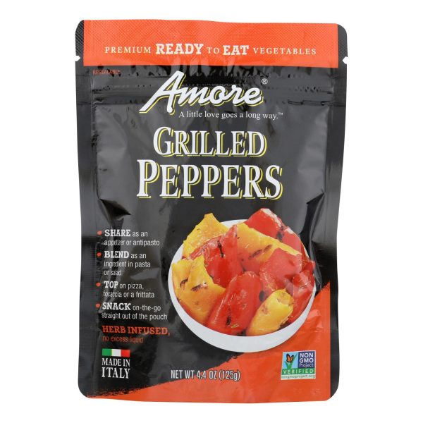 Amore Grilled Peppers - Case of 10 - 4.4 OZ - Image 2