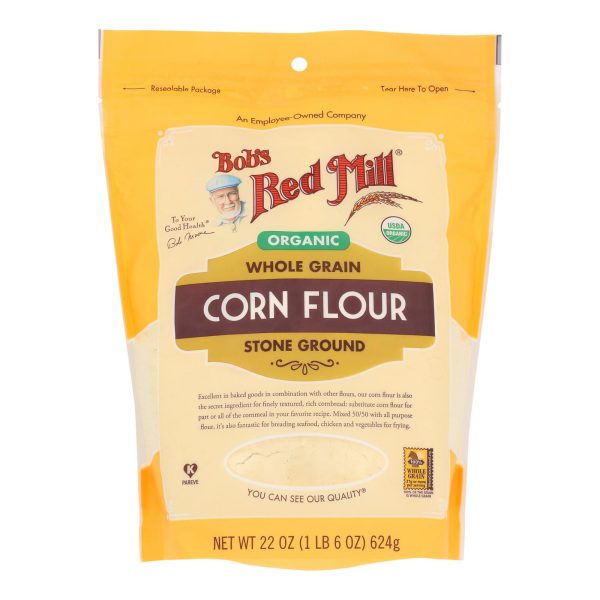Bob's Red Mill - Flour Corn - Case of 4 - 22 OZ - Image 2