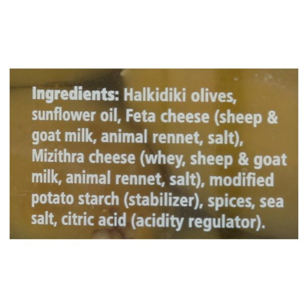 Divina - Olives Stuffed with Feta Cheese - Case of 6 - 7.8 oz. - Image 2