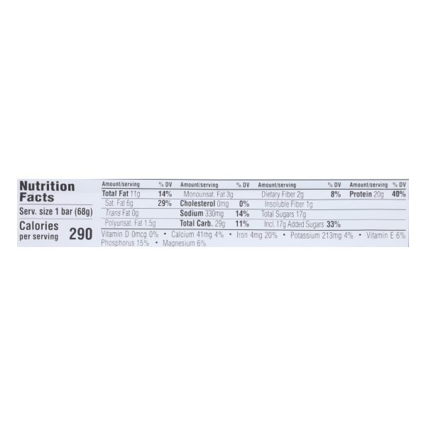 Clif Bar Builder Bar - Chocolate Peanut Butter - Case of 12 - 2.4 oz - Image 2