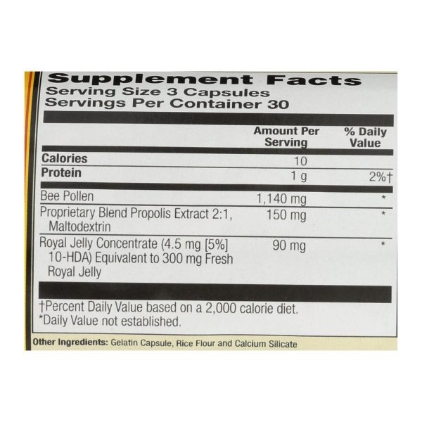 Honey Gardens - Bee Polln W/royl Jel&prop - 1 Each - 90 CT - Image 3