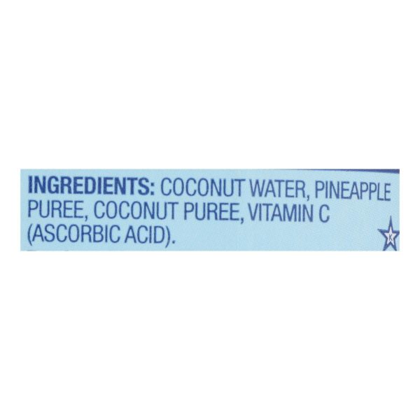 Vita Coco Coconut Water - with Pineapple - Case of 12 - 1 LT - Image 2