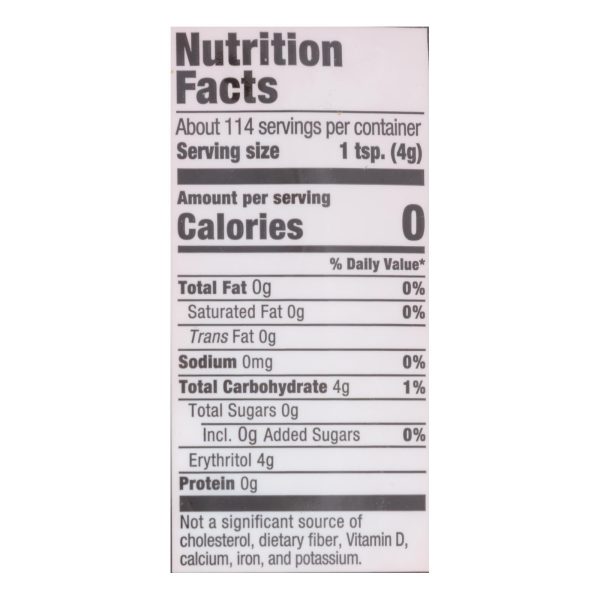In The Raw - Monk Fruit In Rw W/erythrtl - Case of 8-16 OZ - Image 2