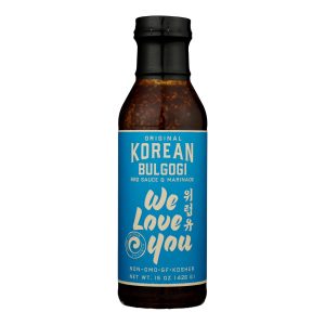 We Love You - Kor Bbq Sauce & Mrnde Original - Case of 6-15 OZ