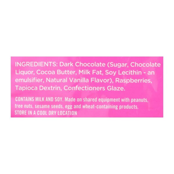 Tru Fru Real Raspberries Dipped In Dark Chocolate  - Case of 6 - 4.2 OZ - Image 3