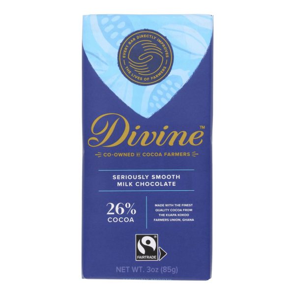 Divine - Bar Milk Chocolate - Case of 12 - 3 OZ - Image 2
