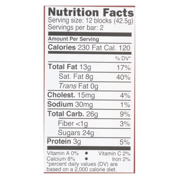 Divine - Bar Milk Chocolate - Case of 12 - 3 OZ - Image 3