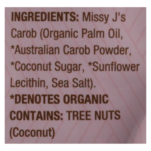 Missy Js - Carob Chips - Vegan - Case of 6 - 8 oz. - Image 2