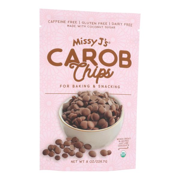 Missy Js - Carob Chips - Vegan - Case of 6 - 8 oz. - Image 3