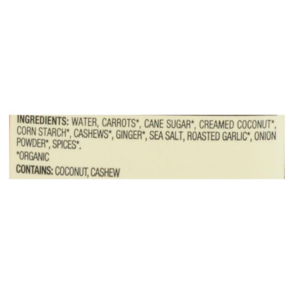 Pacific Natural Foods Carrot Ginger Soup - Organic Cashew - Case of 12 - 32 Fl oz. - Image 2