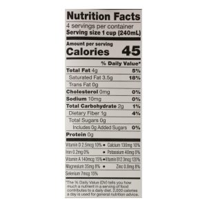 So Delicious Coconut Milk Beverage - Unsweetened - Case of 12 - 32 Fl oz.