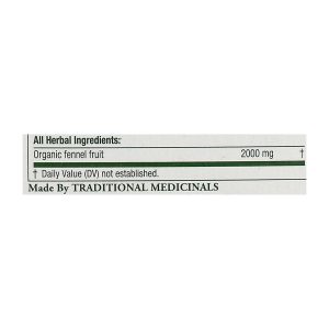Traditional Medicinals Organic Herbal Tea - Fennel - Case of 6 - 16 Bags