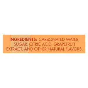 Q Drinks - Sparkling Grapefruit - Case of 6/4 Packs - 7.5oz Cans