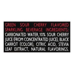 Green - Sparkling Sour Cherry - Case of 4-6/12 FZ