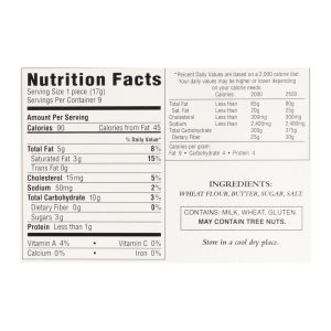 Walkers Shortbread - Pure Butter Round - Case of 12 - 5.3 oz.